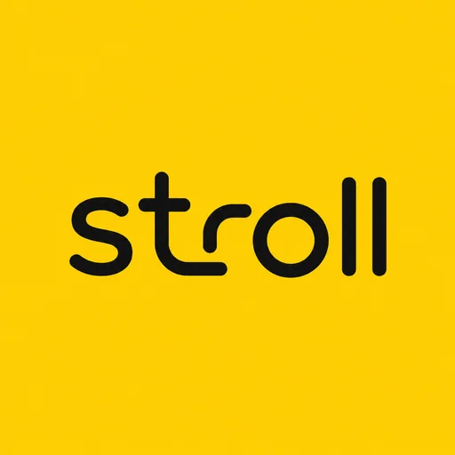 Stroll — screen time tracker and step counter app logo